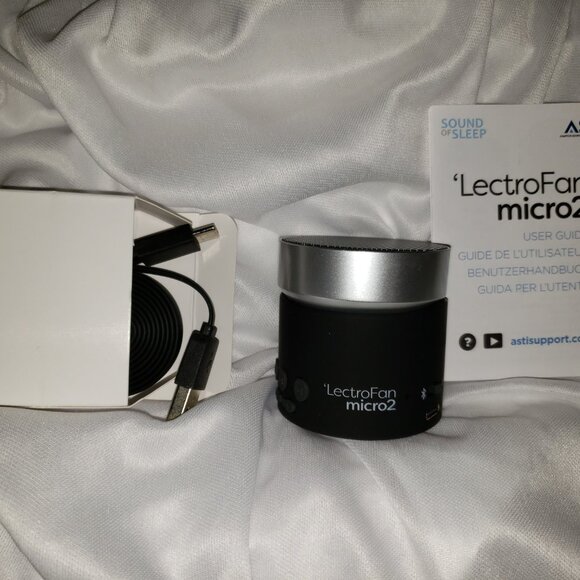 (NWT) LectroFan Micro2 Sleep Machine (Black) - Picture 5 of 6